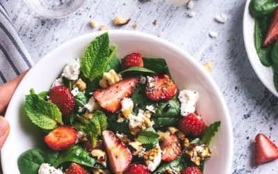 Spinach and Strawberry Summer Salad